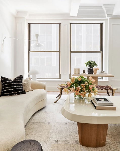 Светлая и уютая эклектика в квартире дизайнера Tamara Magel на Манхэттене